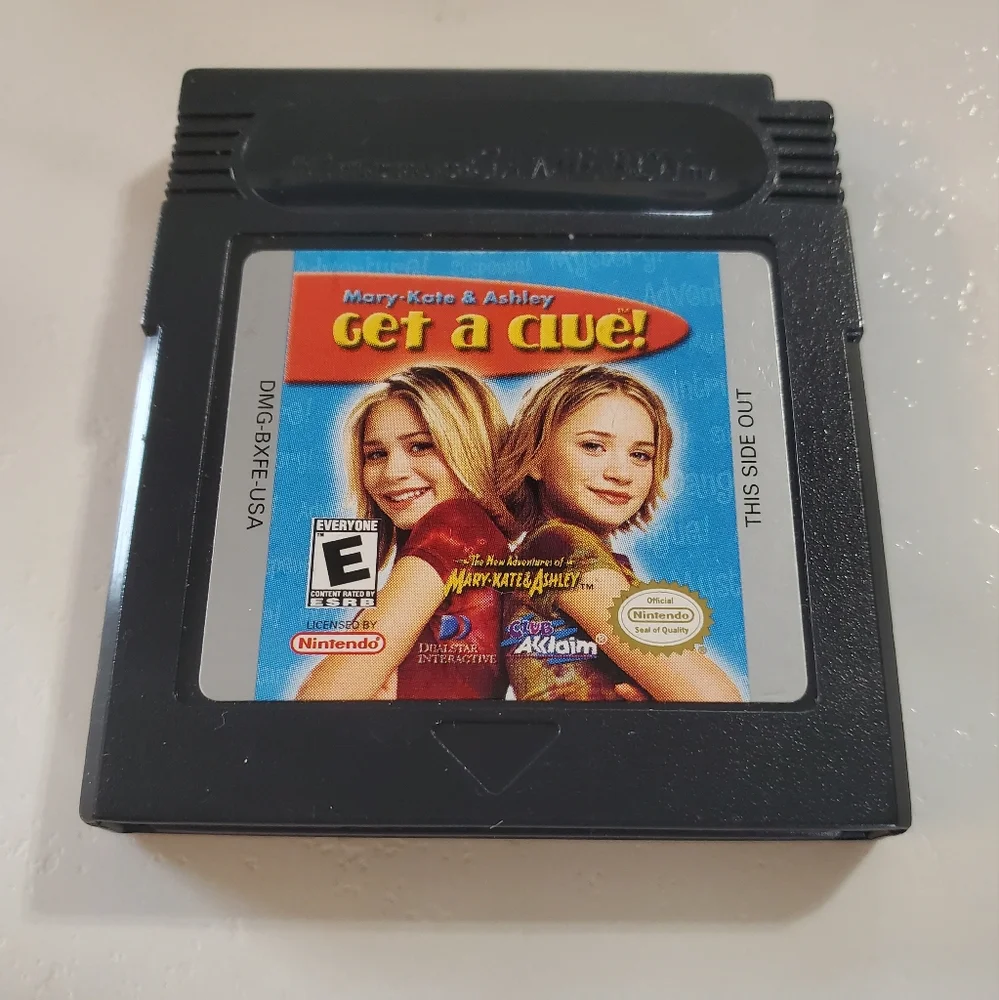 Mary-Kate and Ashley: Get a Clue Nintendo Gameboy Game *TESTED*